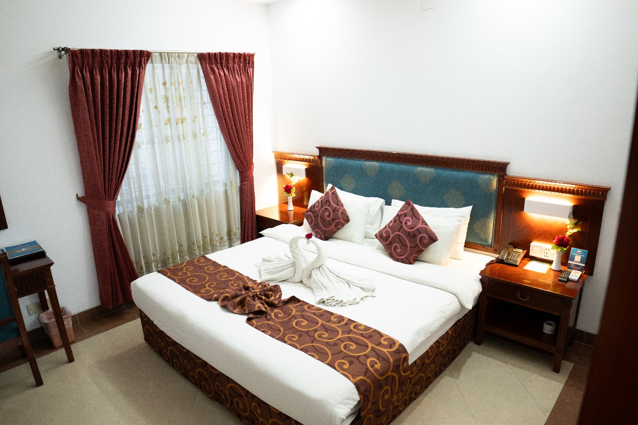 Elegant hotel interior representing comfort and convenience